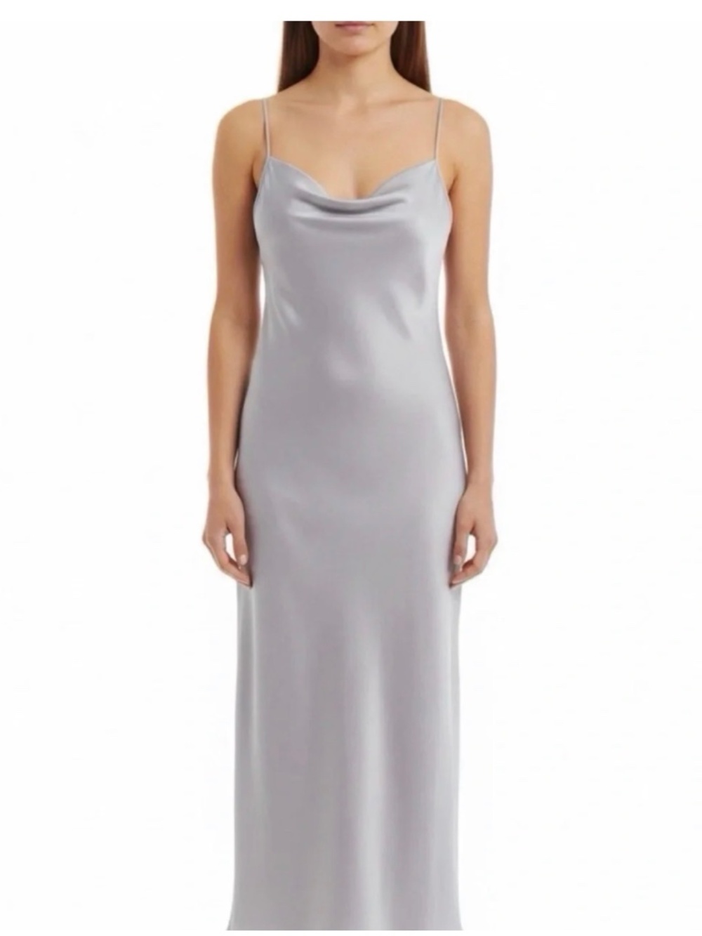 Banana Republic Silver Slip Dress